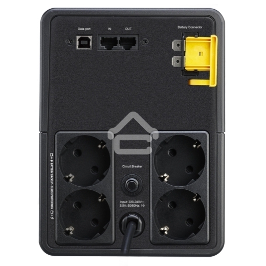 Источник бесперебойного питания APC Back-UPS BX1600MI-GR 900Вт 1600ВА черный