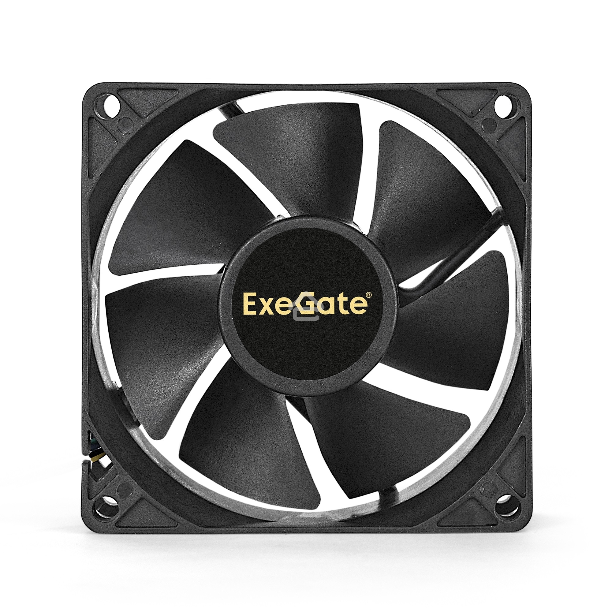 Вентилятор для корпуса ExeGate E08025H4P-PWM черный, 80 мм, 2300 об/мин, 23 дБ, 4 pin