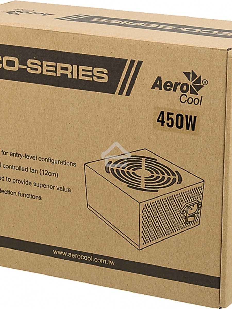 Блок питания Aerocool / Formula ECO-450W, 450Вт, 120мм, серебро