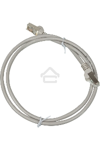 Кабель Патч-корд Lanmaster TWT-45-45-1.0/S-GY вилка RJ-45-вилка RJ-45 кат.5е 1м серый LSZH (уп.:1шт)
