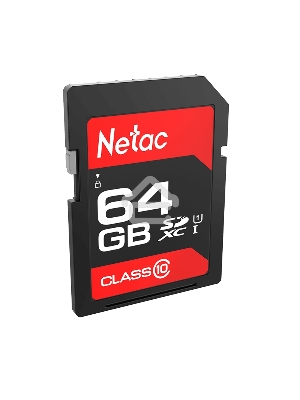 Флеш карта SDHC 64GB  Netac Class 10 UHS-I U1 P600 [NT02P600STN-064G-R]