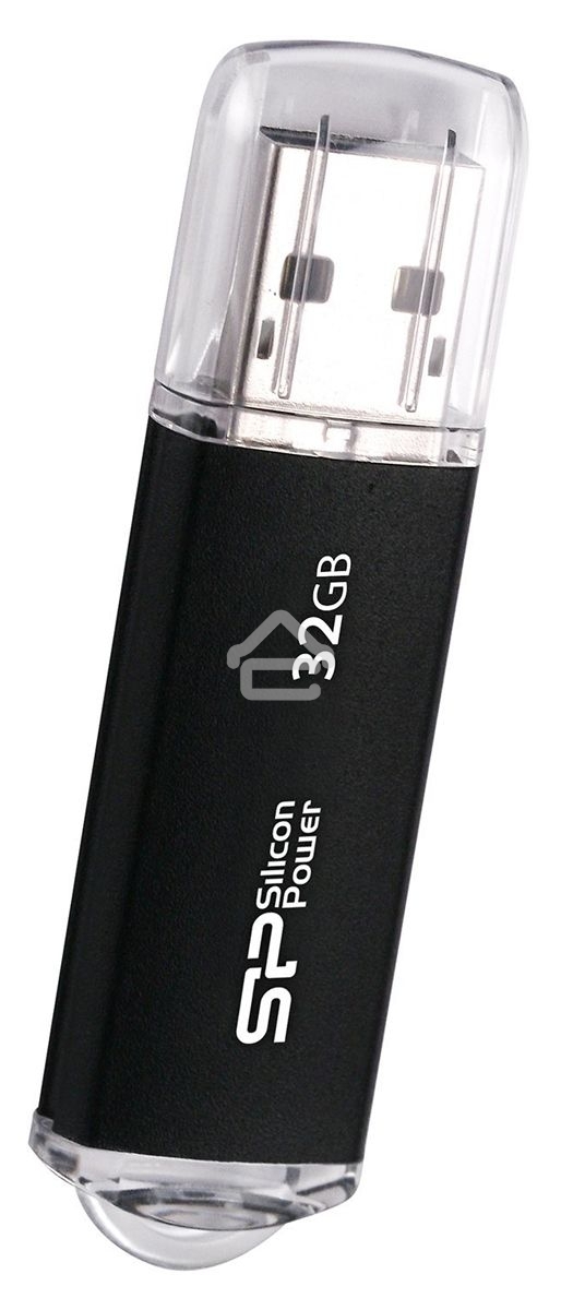 Флешка USB Silicon Power R/W 32Gb Ultima II-I Series SP032GBUF2M01V1K USB2.0 черный