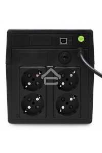 Источник бесперебойного питания PowerMan Smart Sine 1000 black (Pure Sine Wave/LCD Display/USB/Software/RJ11/45)