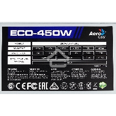 Блок питания Aerocool/Formula ECO-450W, 450Вт, 120мм, серебро