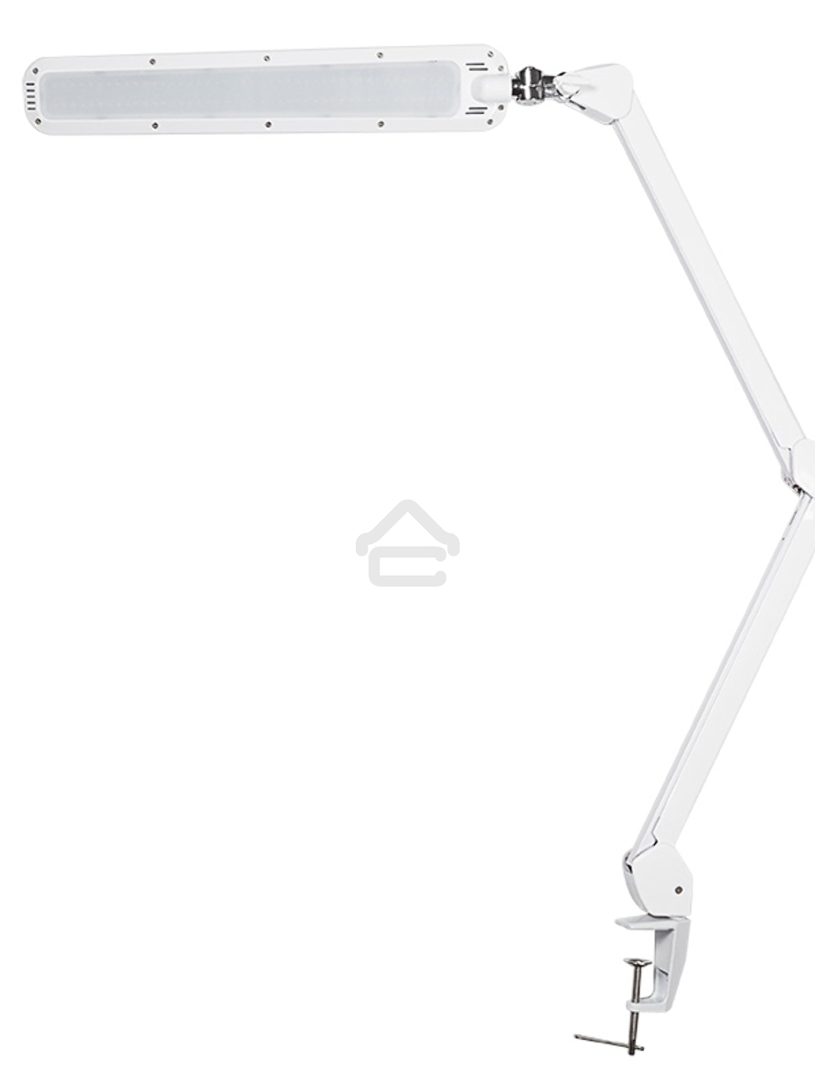 Лампа настольная бестеневая Rexant, струбцина, «ECO light t», 90 SMD LED, сенсорный диммер, белая