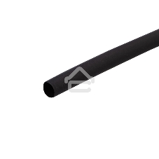 Трубка термоусаживаемая Rexant 3.0/1.5мм черный ролик 2.44м