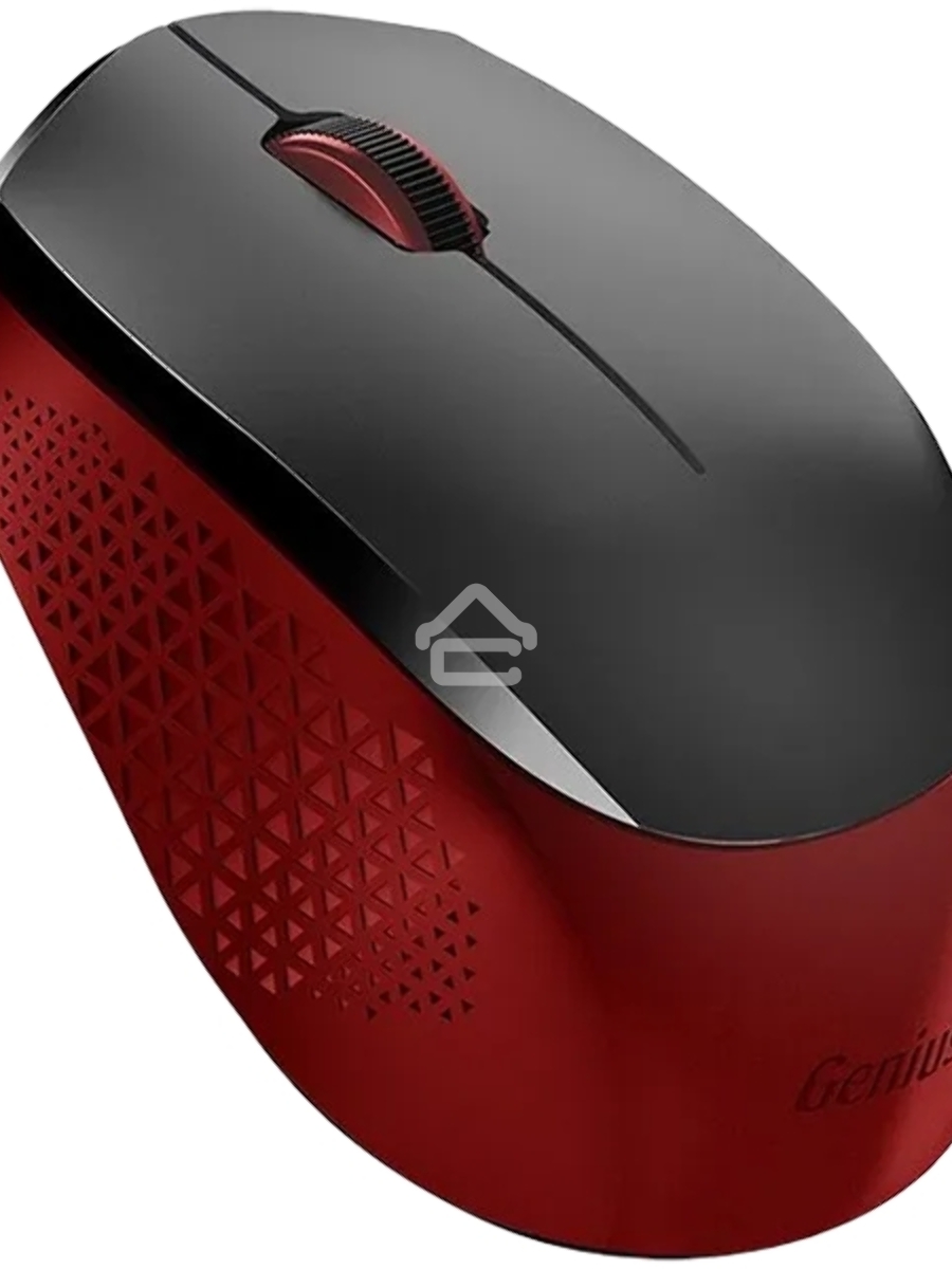 Мышь беспроводная Genius NX-8000S черный/красный, 1200 dpi, радиоканал, USB, кнопки - 3