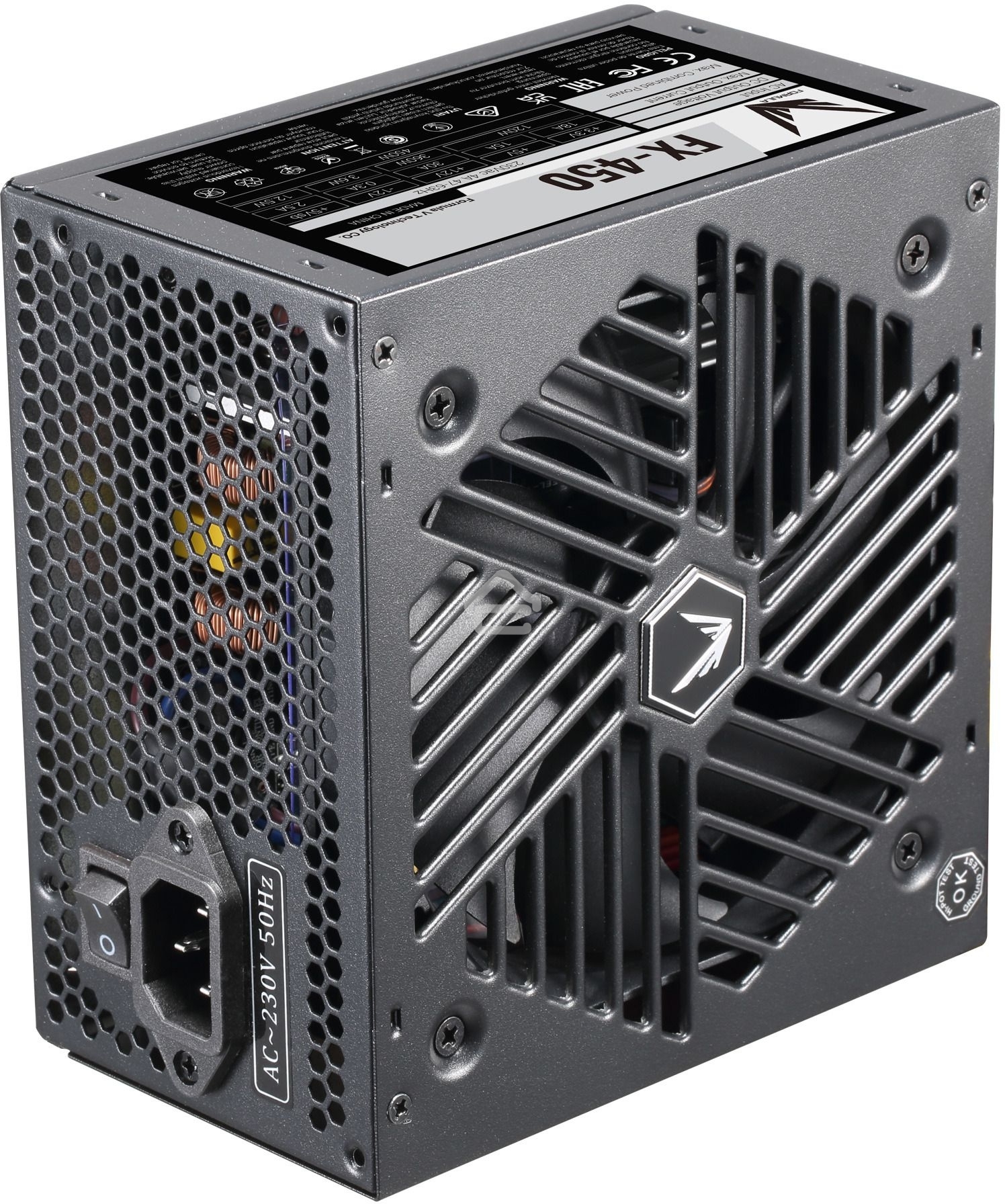 Блок питания Aerocool / Formula FX-450 RTL, 450Вт, 120мм, черный