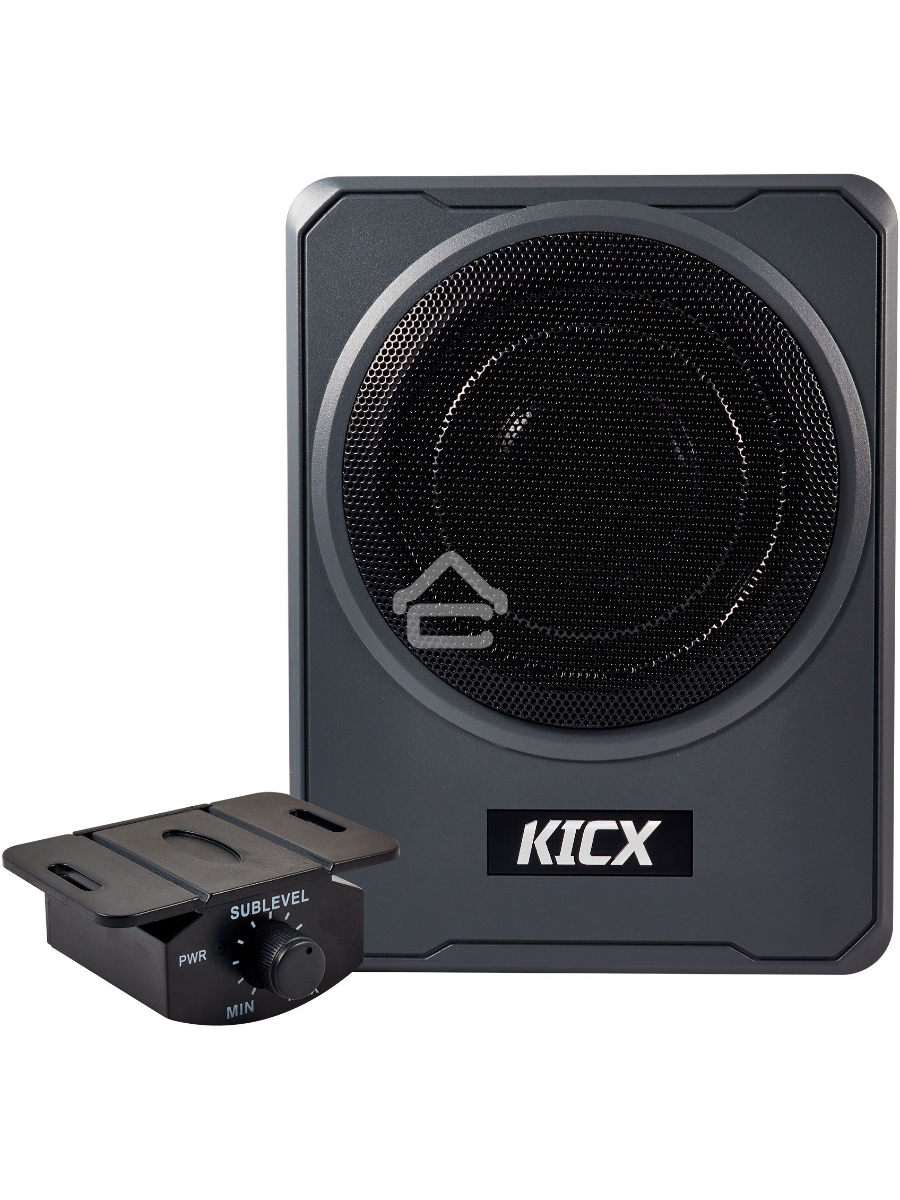Сабвуфер автомобильный Kicx Q200BA 300Вт активный (20см/8