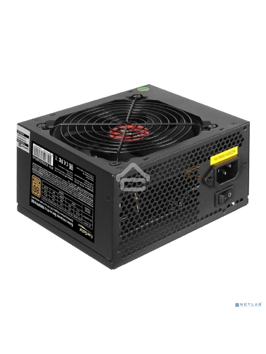Серверный блок питания1000W ExeGate EX292208RUS ServerPRO 80 PLUS Bronze, 1000PPH-SE (ATX, for 3U+ cases, APFC, КПД 89% (80 PLUS Bronze), 12cm fan, 24pin, 2x(4+4)p, 6xPCI-E, 8xSATA, 4xIDE, box, black)