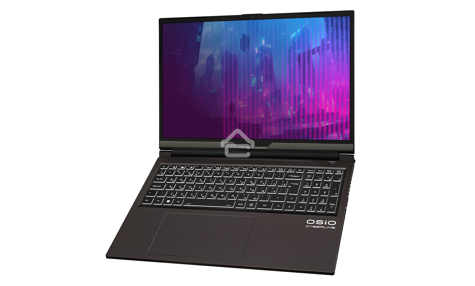 Ноутбук Osio CyberLine C160i-004 коричневый Core i7 12650H 16Gb SSD512Gb NVIDIA GeForce RTX4060 8Gb 16