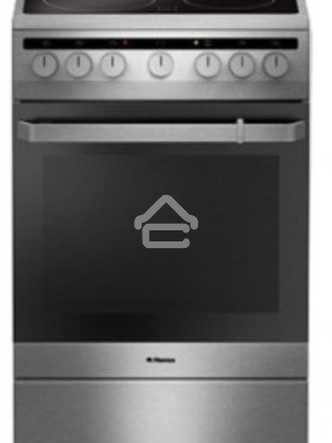 Плита электрическая Hansa FCCX64000 серебристый, конфорок 4 шт, духовка 69 л, 60 см x 85 см x 60 см