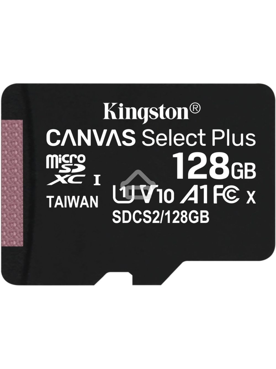 Флеш карта Kingston 128GB micSDXC Canvas Select Plus 100R A1 C10 Single Pack w/o ADP EAN: 740617299076