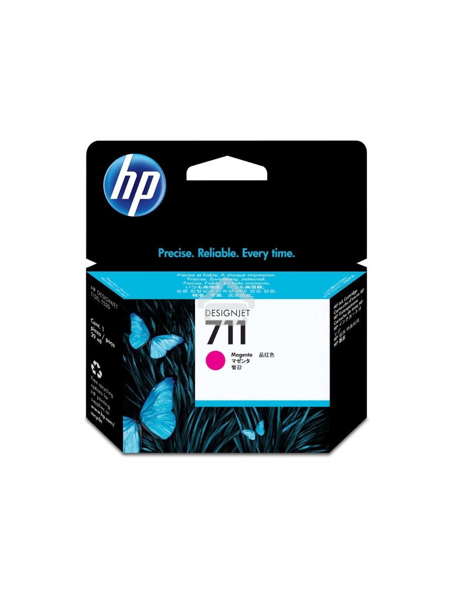Картридж струйный HP №711 CZ131A пурпурный для HP DJ T120/T520 (29мл)