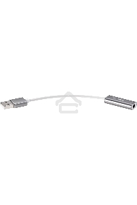 Переходник аудио USB2.0(M)-->3.5мм F (гнездо) Telecom  0.1м