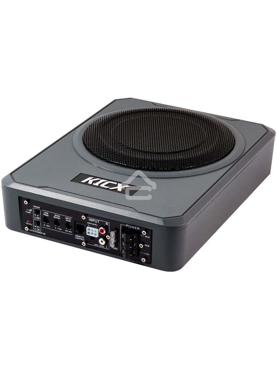 Сабвуфер автомобильный Kicx Q200BA 300Вт активный (20см/8