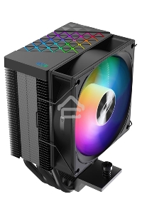 Кулер PCCooler R400 ARGB BK S115X/1200/1700/AM4/AM5 (TDP 180W, 90mm ARGB Fan, 4 тепловые трубки 6мм, 650-2200RPM, 28,3dBa)