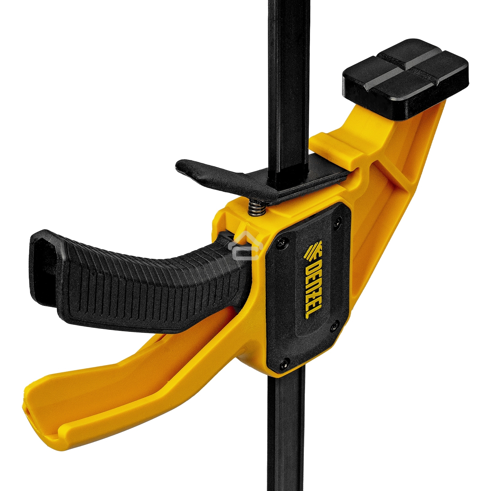 Струбцина Denzel F-образная, быстрозажимная, 150 х 80 мм, усиленный нейлоновый корпус