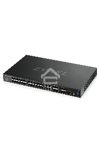 Коммутатор Zyxel XGS4600-32F L3 Managed Switch, 24 port Gig SFP, 4 dual pers.  and 4x 10G SFP+, stackable, dual PSU