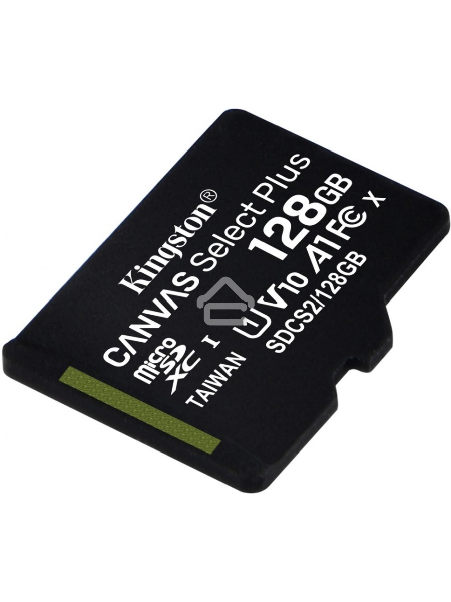 Флеш карта Kingston 128GB micSDXC Canvas Select Plus 100R A1 C10 Single Pack w/o ADP EAN: 740617299076