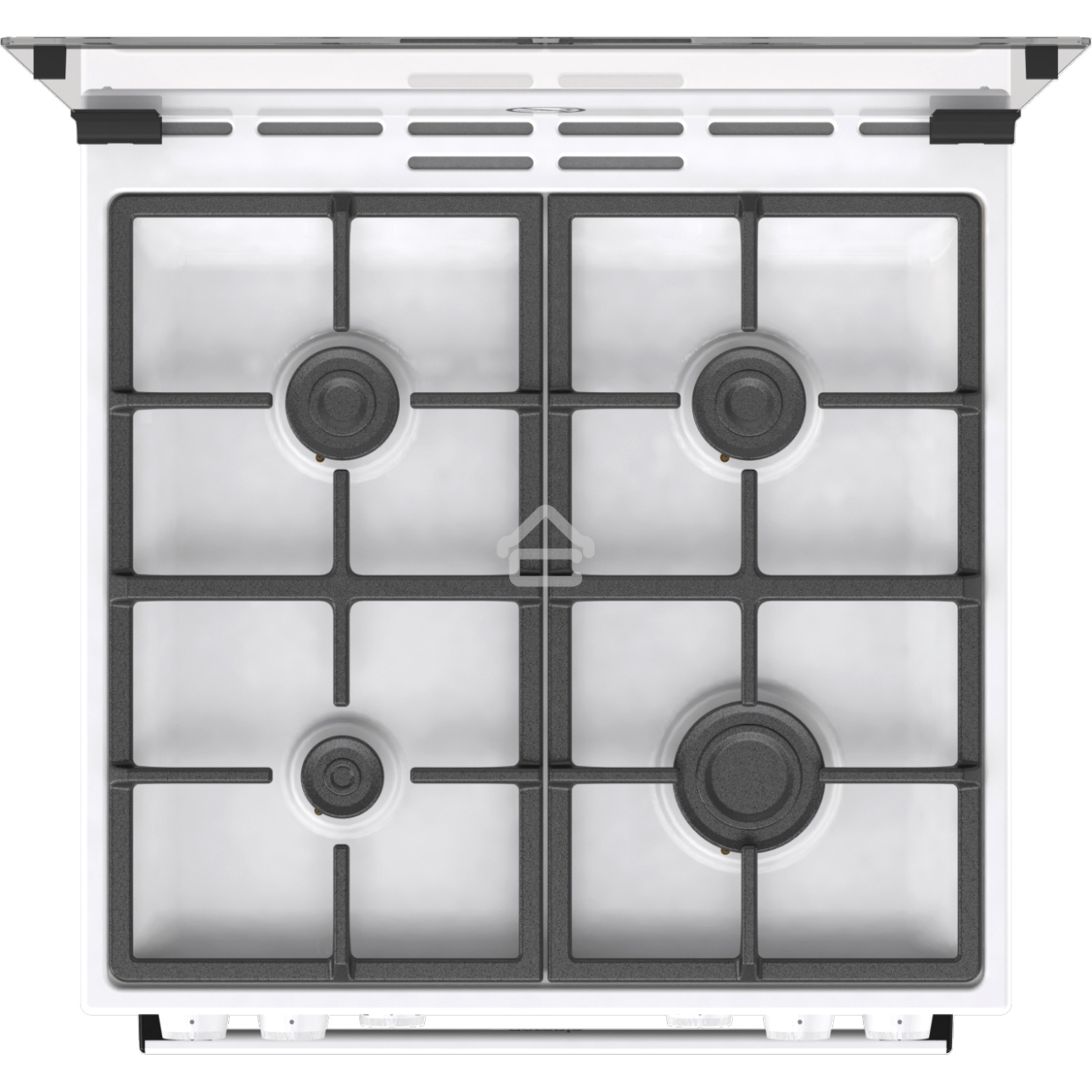 Плита комбинированная Gorenje GK6A20WF белый, конфорок 4 газовых, духовка 65 л, 60 см x 85 см x 60 см