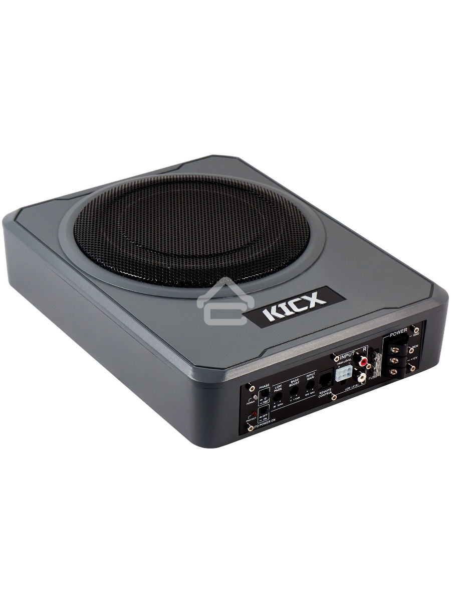 Сабвуфер автомобильный Kicx Q200BA 300Вт активный (20см/8