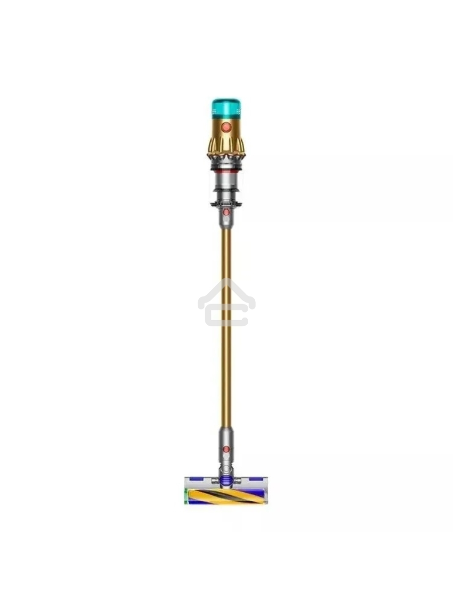 Пылесос вертикальный Dyson SV46 V12 Detect Slim Absolute золотистый/серебристый, питание от аккумулятора, 150 Вт, уборка сухая, пылесборник 0.35 л, работа от АКБ max 60 мин