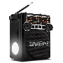 Радиоприемник АС SVEN SRP-355, черный (3 Вт, FM/AM/SW, USB, SD/microSD, фонарь, встроенный аккумулятор) АС SVEN SRP-355, черный (3 Вт, FM/AM/SW, USB, SD/microSD, фонарь, встроенный аккумулятор)
