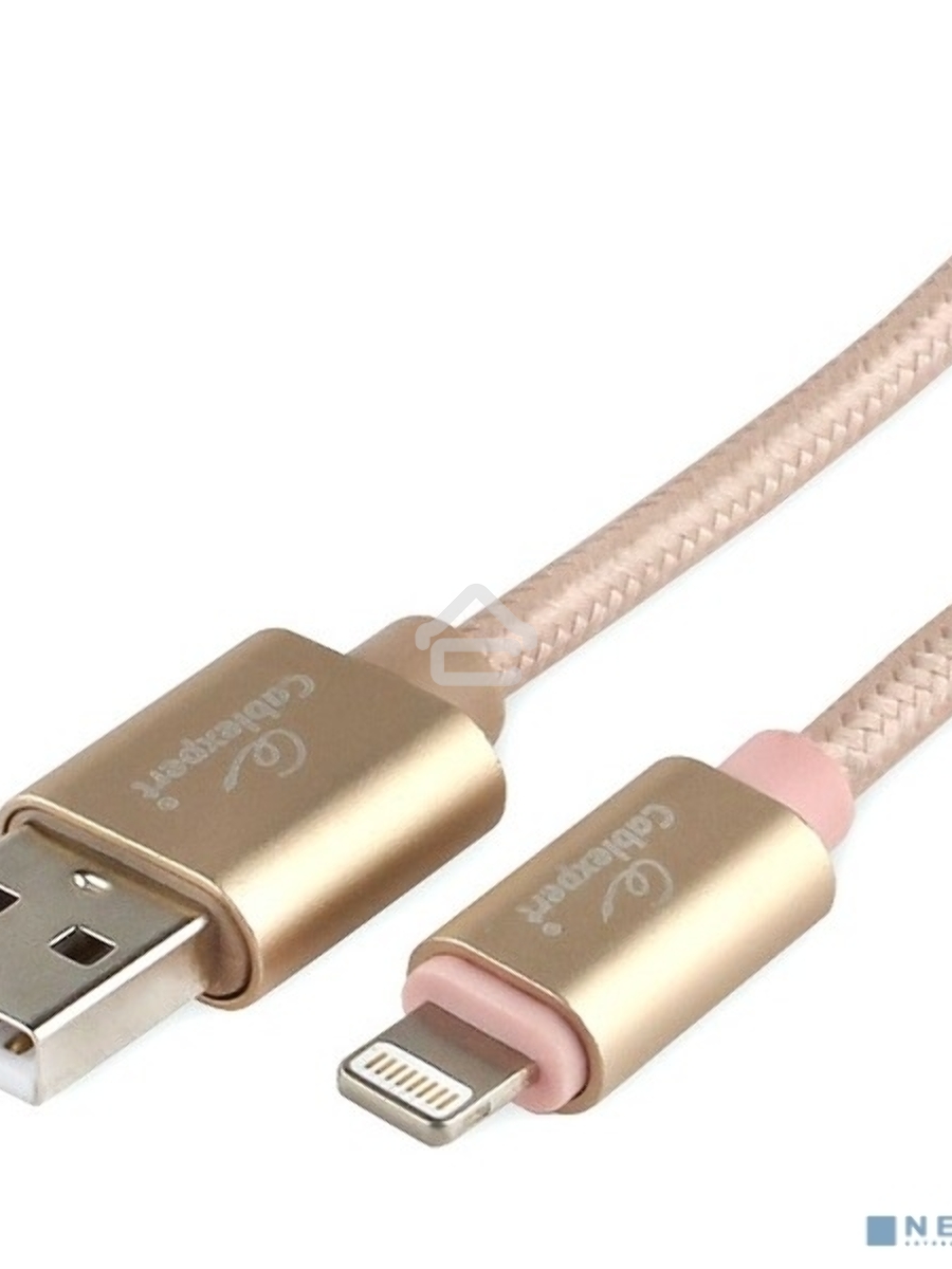 Кабель Cablexpert для Apple CC-U-APUSB02Gd-3M, AM/Lightning, серия Ultra, длина 3м, золотой, блистер