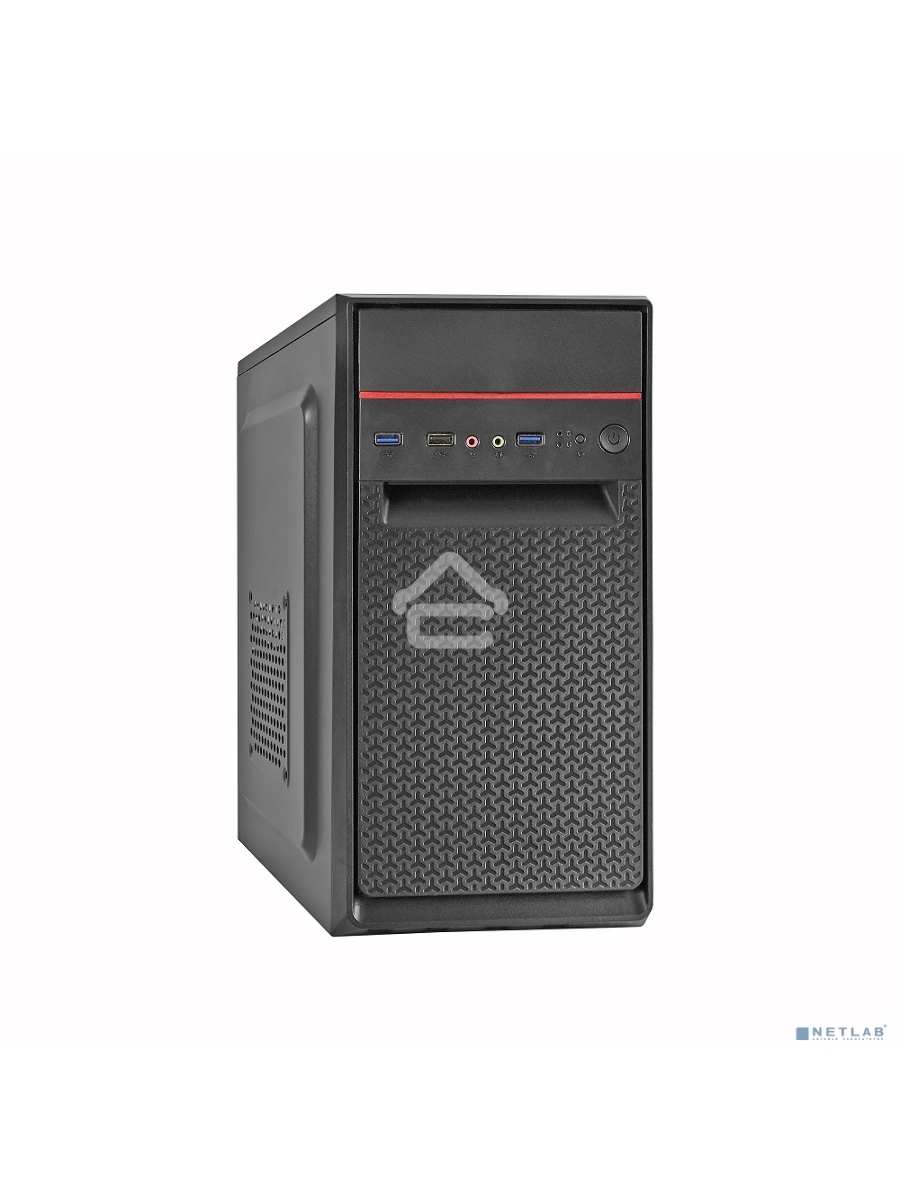 Компьютерный корпус Exegate EX283061RUS  Minitower ExeGate BAA-107U Black, mATX, <AAA350, 80mm>, 1*USB+2*USB3.0, Audio