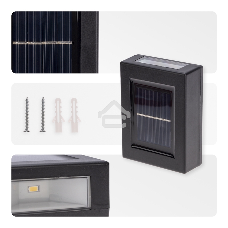 Светильник садовый Rexant Ковэнт, 3000К/RGb, встроенный аккумулятор, солнечная панель, коллекция Лондон