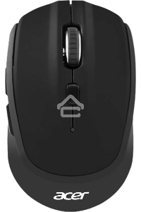 Мышь беспроводная Acer OMR040 черный, 1600 dpi, радиоканал, USB, кнопки - 6