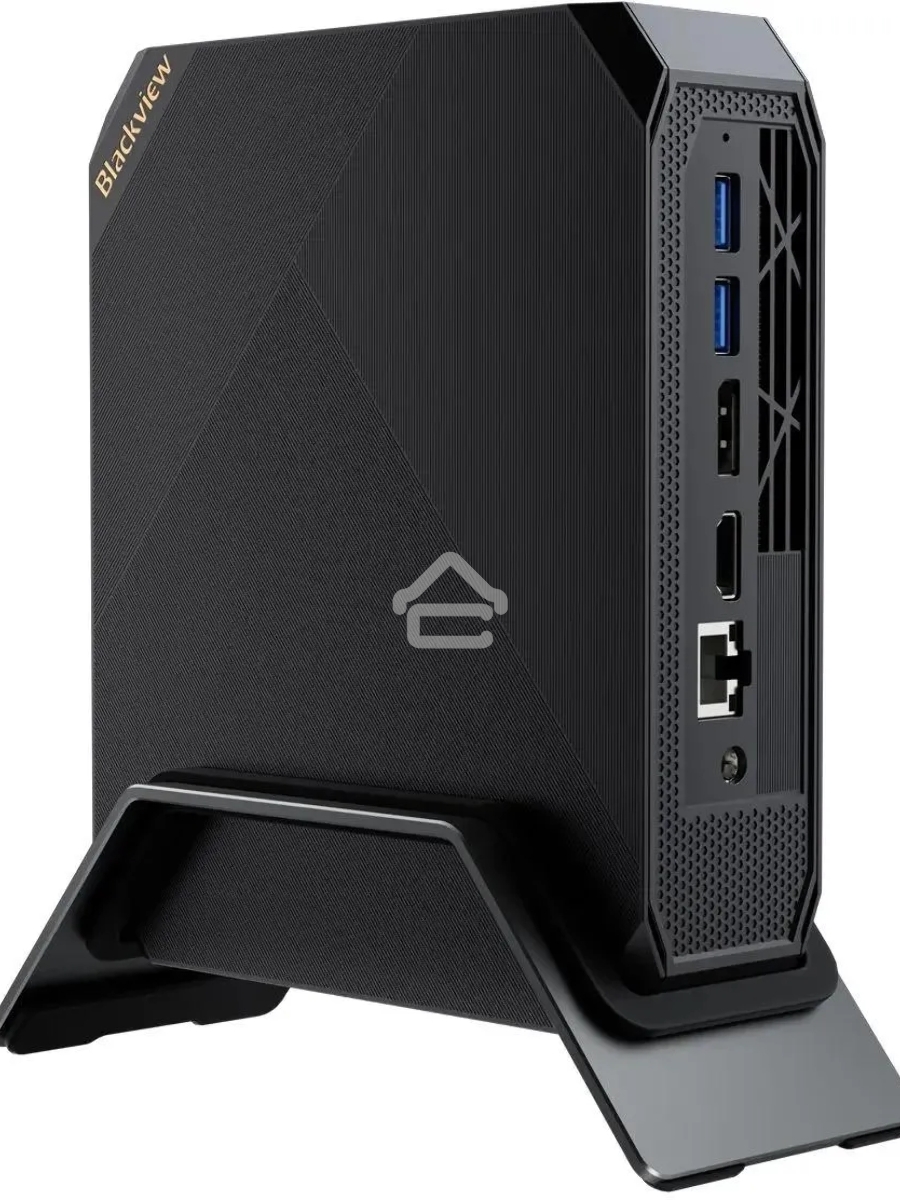 Мини ПК Blackview MP200 (Intel I9-11900H) 16+1TB, WIFI a/b/g/n/ac, Bluetooth 4.2, Win11 Pro, USB3.0, HDMI 1.4b Type A *2, RJ45*1, 5.5/2.1mm DC Jack *1, 3.5mm Phone Jack*1, Colour: Black