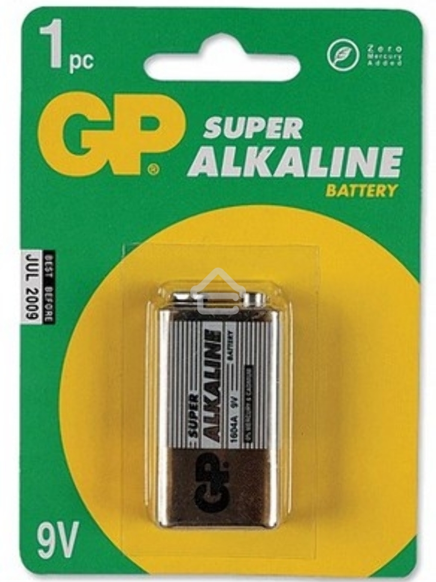 Батарея GP Supercell 1604S 6F22 9V (1шт)