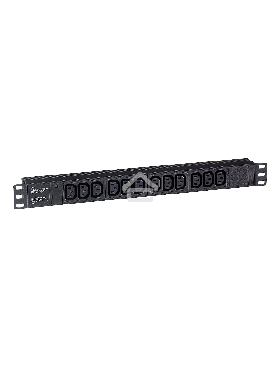 Блок розеток горизонтальный ExeGate ServerPro PDU-19H007 Al-12C13-C20, 19