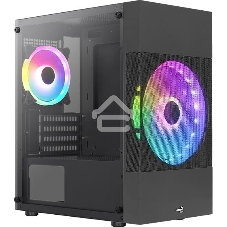 Компьютерный корпус Aerocool/Formula Atomic Lite-G-BK-v2 черный без БП mATX 1x120мм 2xUSB2.0 1xUSB3.0 audio