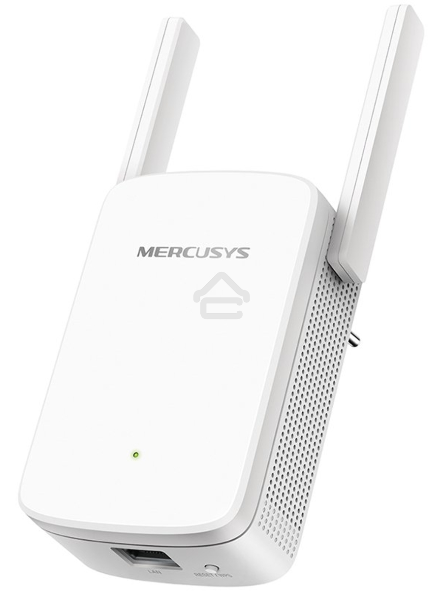 Усилитель сигнала Mercusys ME30 AC1200 Wi-Fi Range Extender, 300 Mbps at 2.4 GHz + 867 Mbps at 5 GHz, 1 x 10/100 LAN, 2× Fixed External Antennas, Wall Plugged, WPS/Reset Button, Signal Indicator, Range Extender/Access Point mode, Adaptive Path Selection