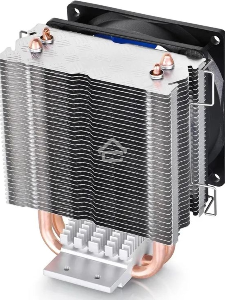 Кулер для процессора DEEPCOOL ICE EDGE MINI FS V2.0 синий, 80 мм, алюминий/медь, 2200 об/мин, 24.7 дБ, 3 pin, 100 Вт, 112 мм