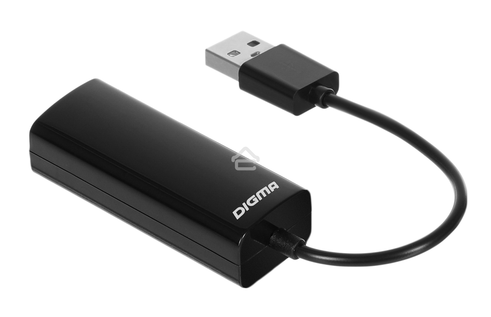 Сетевой адаптер Digma D-USB2-LAN100 Net Adapter Ethernet USB 2.0 (pack:1pcs)