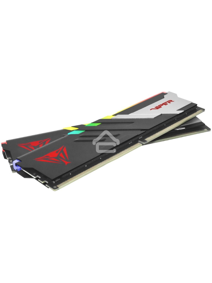 Оперативная память Patriot Viper Venom, DDR5, 32GB (2x16GB), 6400MHz, CL32, DIMM, с радиаторами, RGB, черный