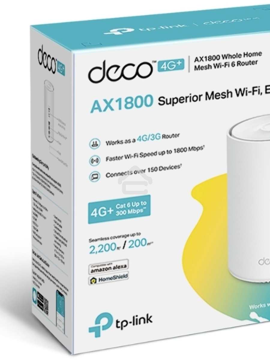 Домашняя Mesh Wi-Fi система с поддержкой 4G+ TP-Link Deco X20-4G(1-pack) AX1800