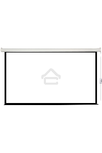 Экран с электроприводом Lumien Eco Control 187x280 см (раб. область 153х272 см) Matte White черная кайма по периметру 16:9