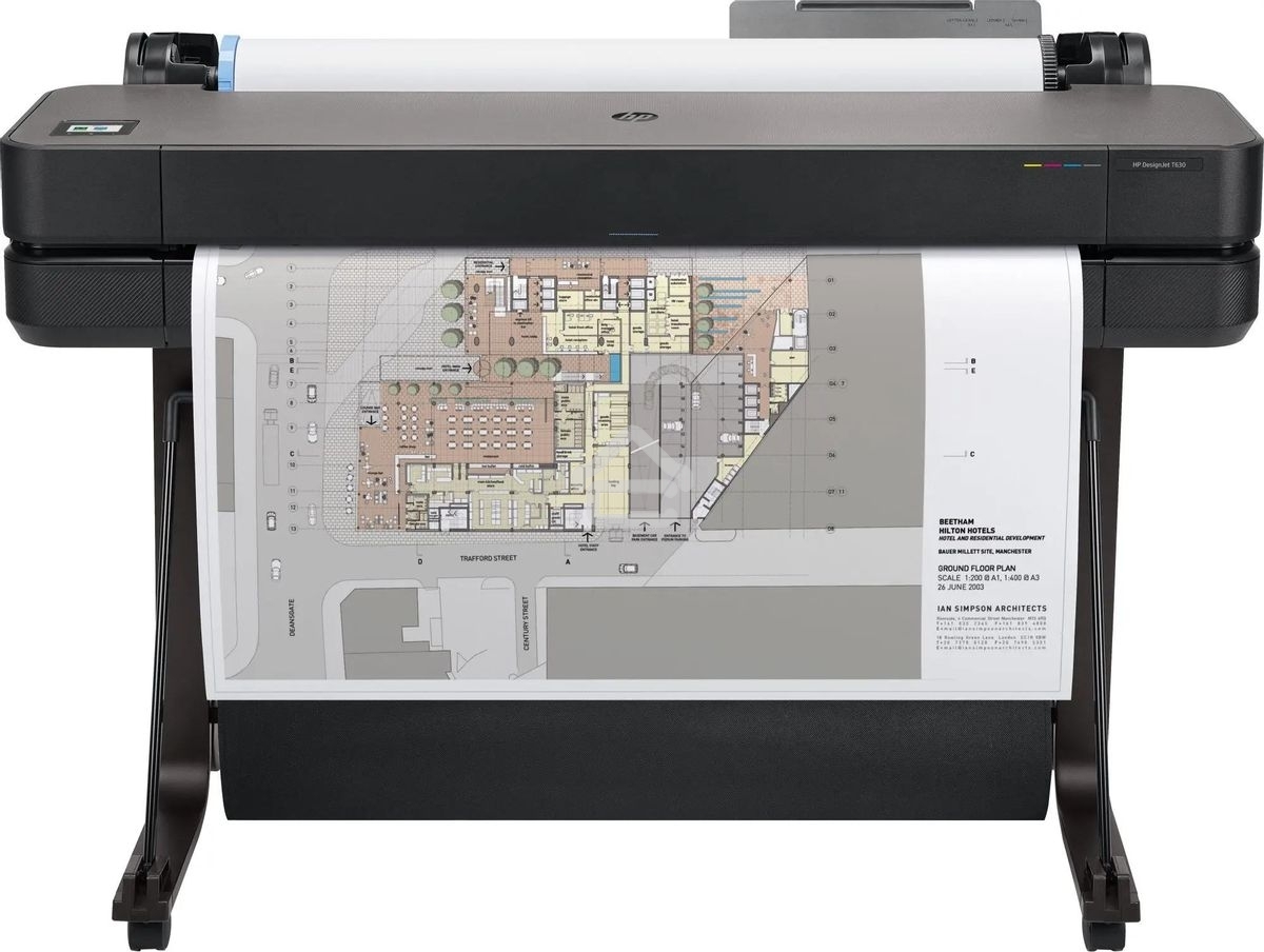 Плоттер струйный HP Designjet T630 (5HB11A), A0, 36