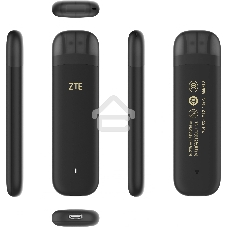 Модем 3G/4G ZTE F30Pro USB Wi-Fi VPN Firewall +Router внешний черный