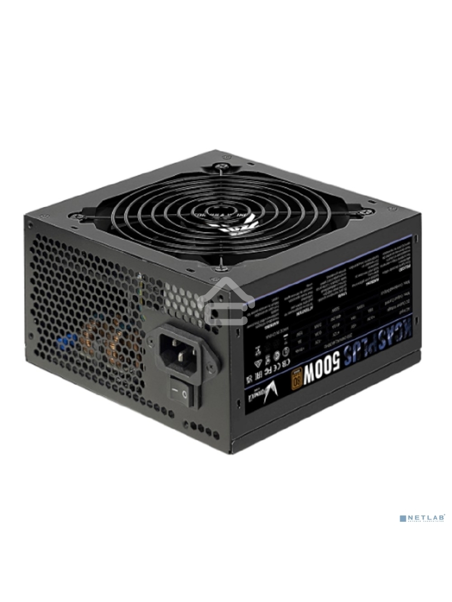 Блок питания Aerocool / Formula KCAS-500W PLUS RTL, 500Вт, 80 PLUS Bronze, 120мм, черный