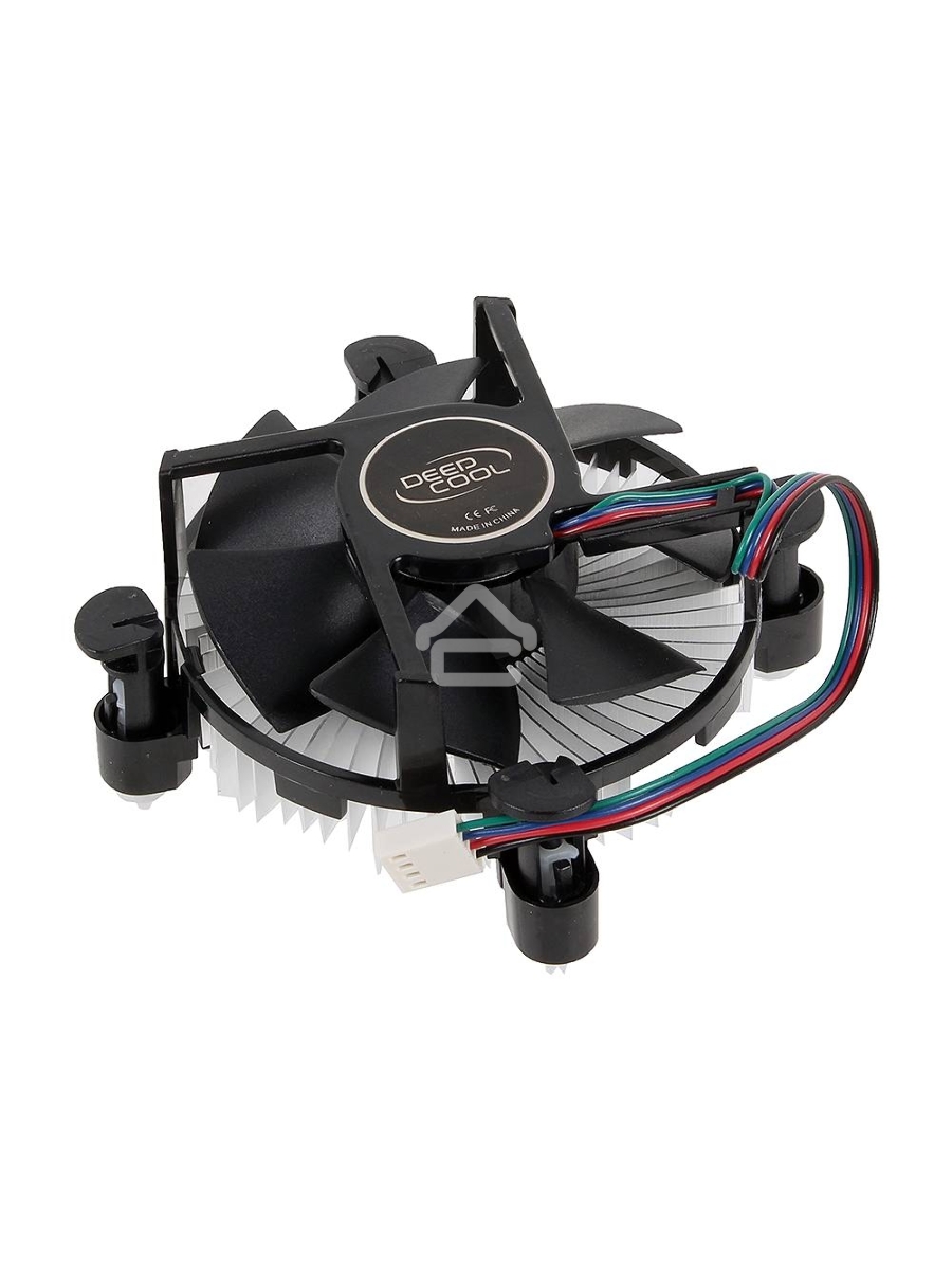 Кулер для процессора DEEPCOOL CK-11509 PWM черный, 92 мм, алюминий, 2400 об/мин, 30.5 дБ, 4 pin, 65 Вт, 56 мм