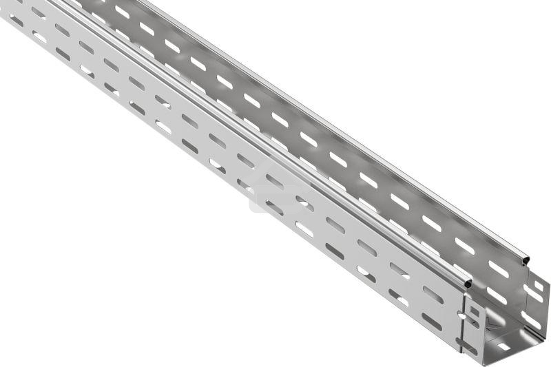 Лоток листовой перфорированный 100х80 L3000 сталь 0.7мм ИЭК CLP10-080-100-3