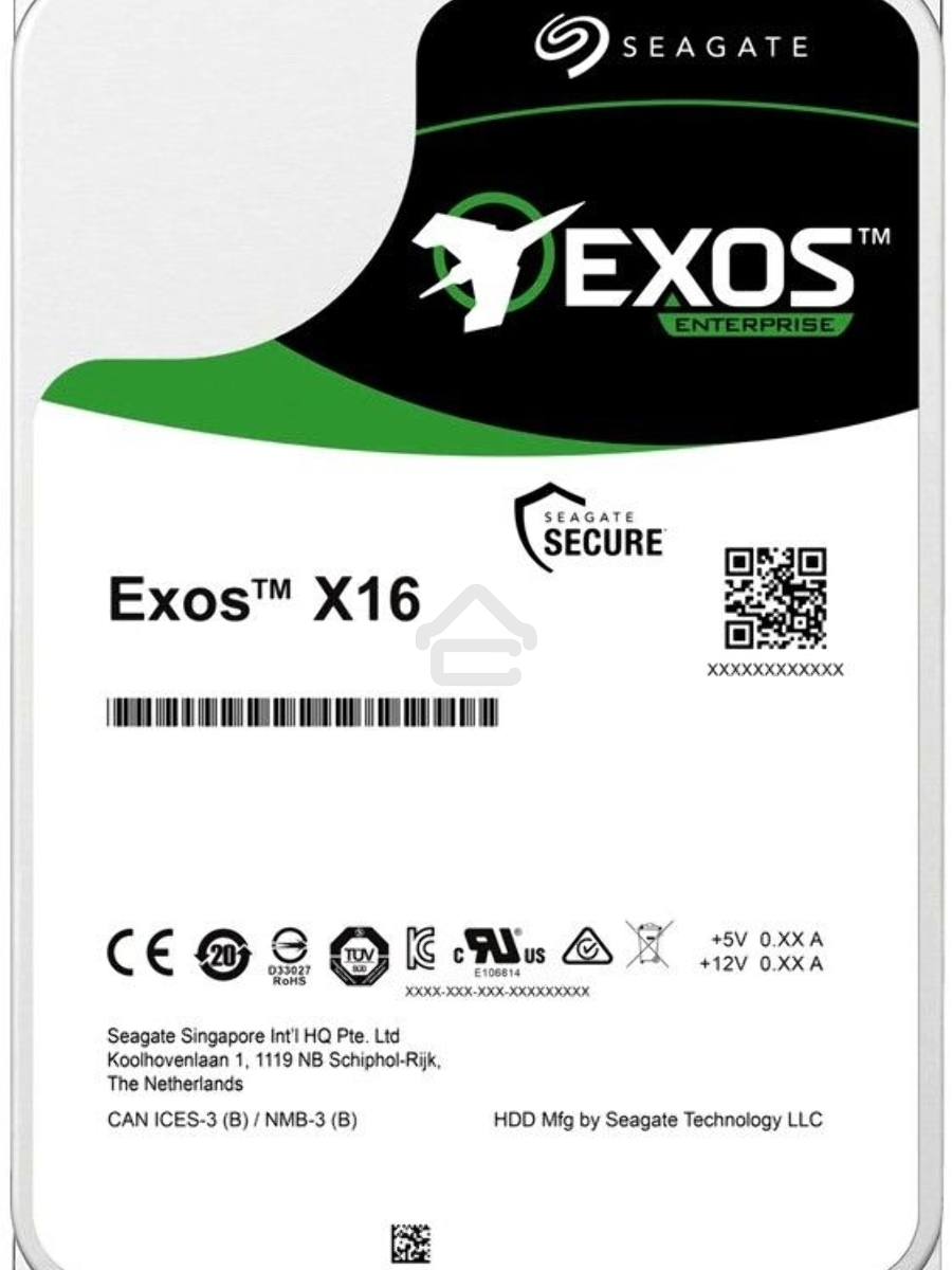 Жесткий диск Seagate Exos X10 HDD 10Tb Enterprise Exos X16 512E ST10000NM002G 3.5