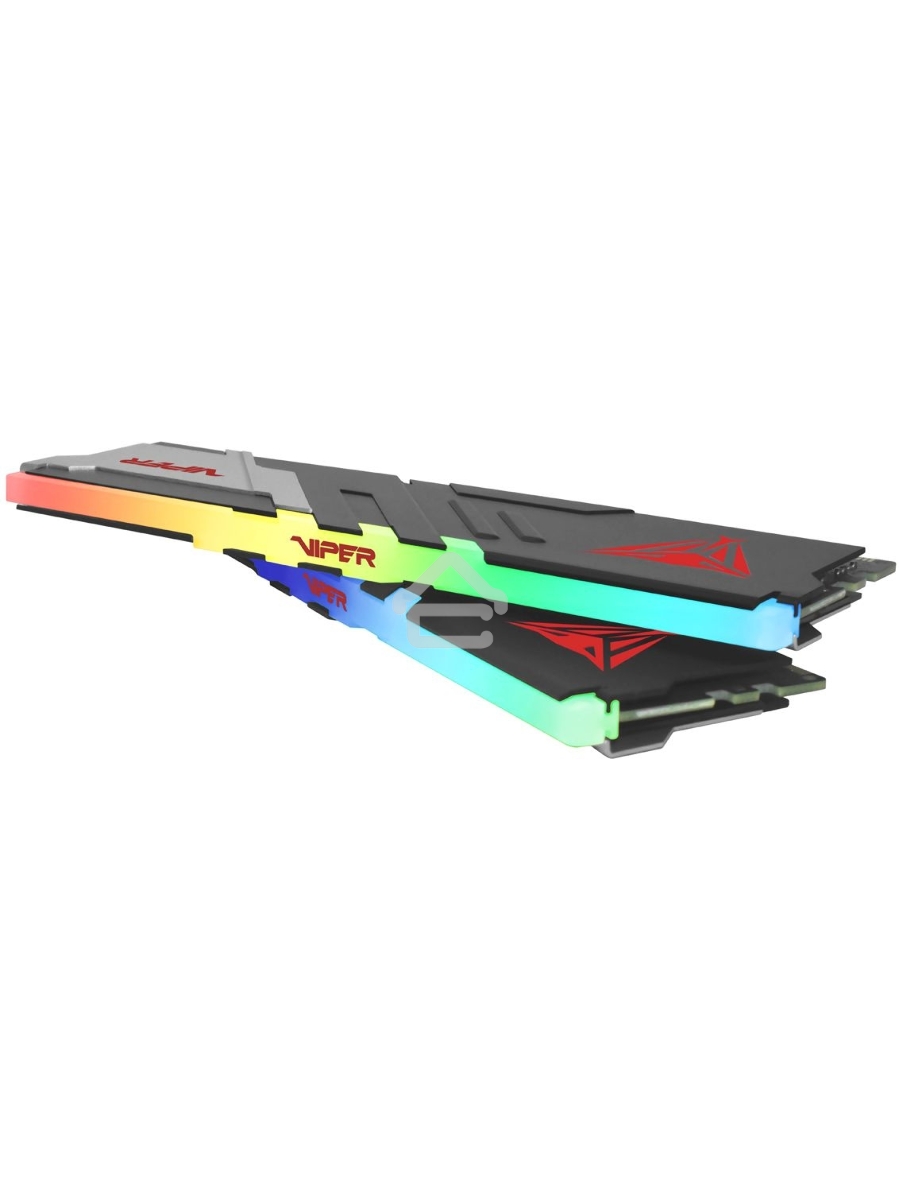 Оперативная память Patriot Viper Venom, DDR5, 32GB (2x16GB), 6400MHz, CL32, DIMM, с радиаторами, RGB, черный