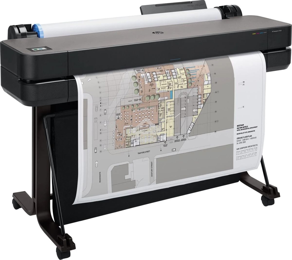 Плоттер струйный HP Designjet T630 (5HB11A), A0, 36